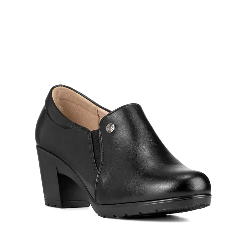 ZAPATOS DE TACO MUJER NEGRO WEIDE JML02