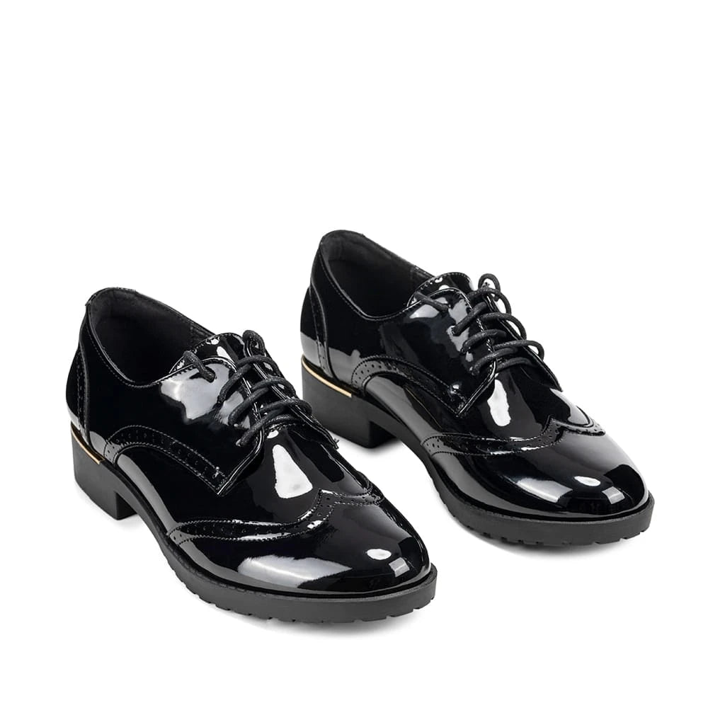 MOCASIN PLANO MUJER NEGRO WEIDE JN50