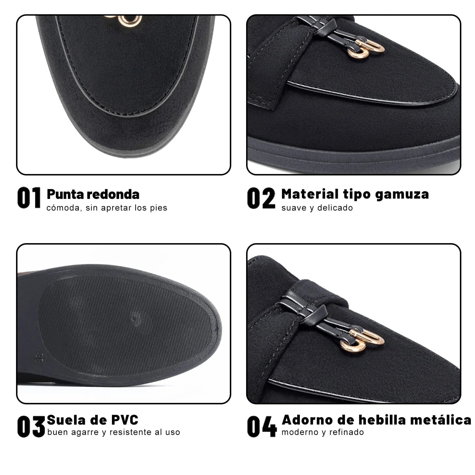 JN750 Negro detalles