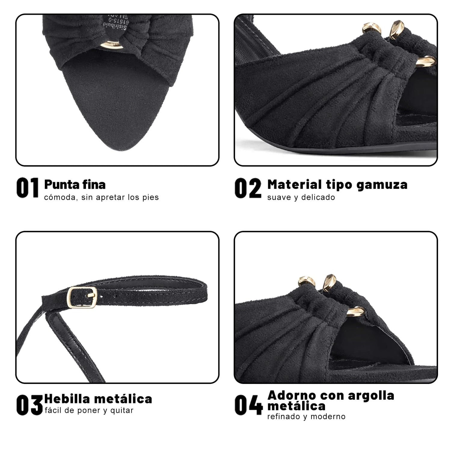 JN752 Negro detalles
