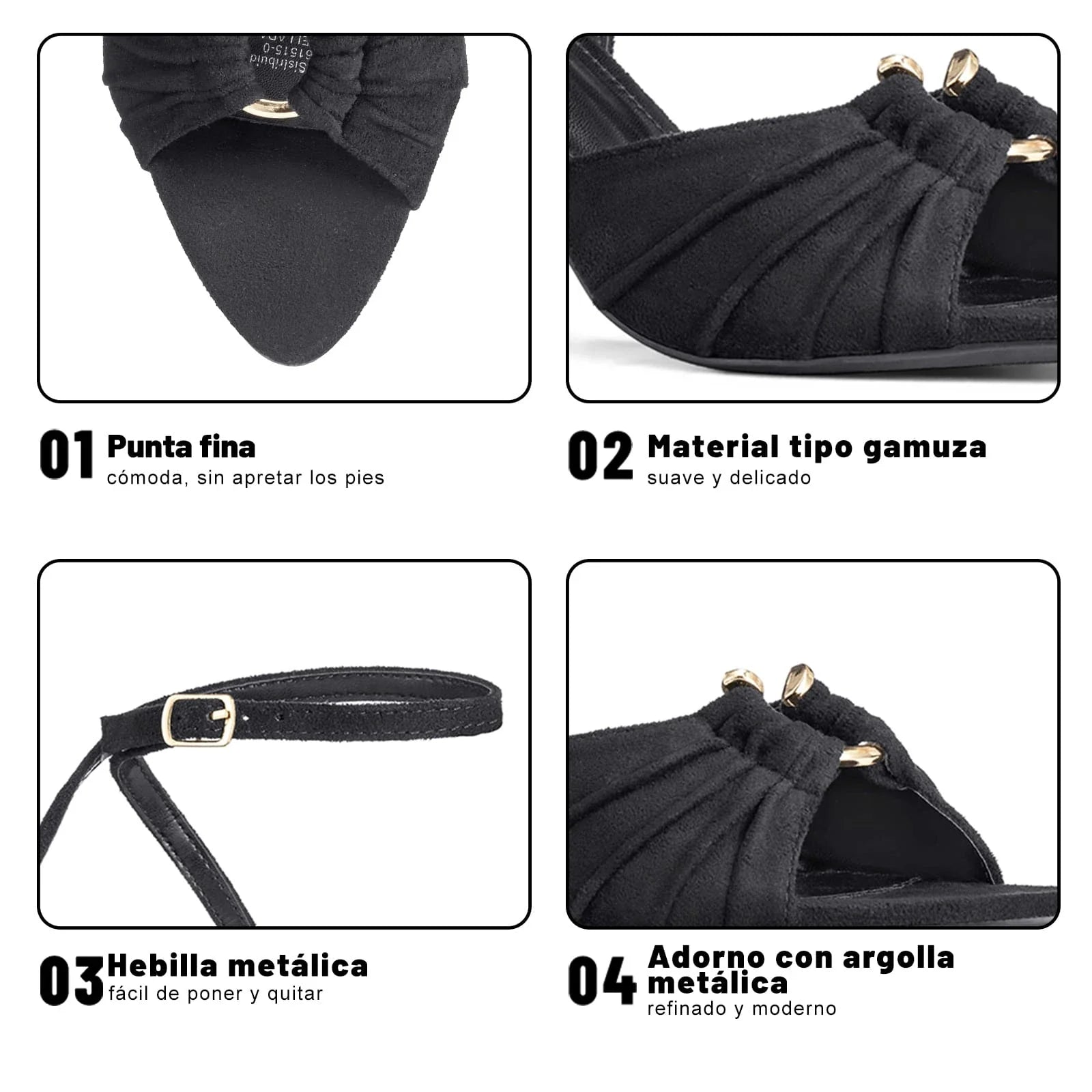 JN752 Negro detalles