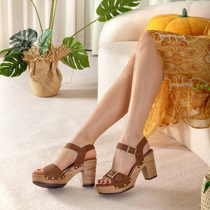 SANDALIAS MUJER TACO WEIDE JS58