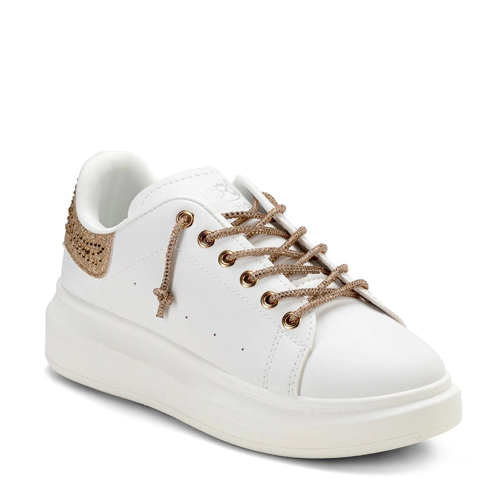 Zapatillas mujer doradas hotsell