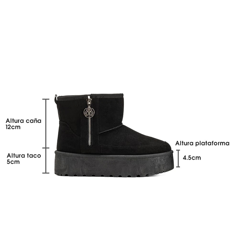 BOTAS DE NIEVE MUJER NEGRO WEIDE LT121