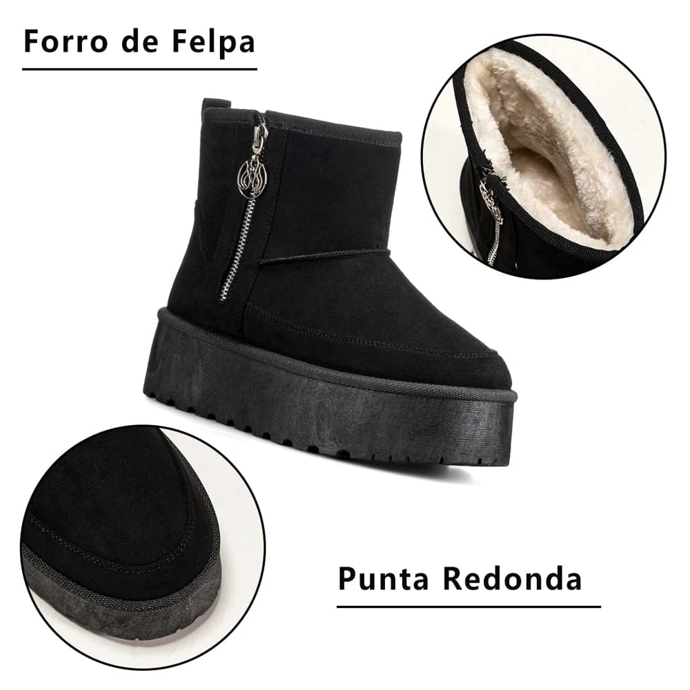 BOTAS DE NIEVE MUJER NEGRO WEIDE LT121