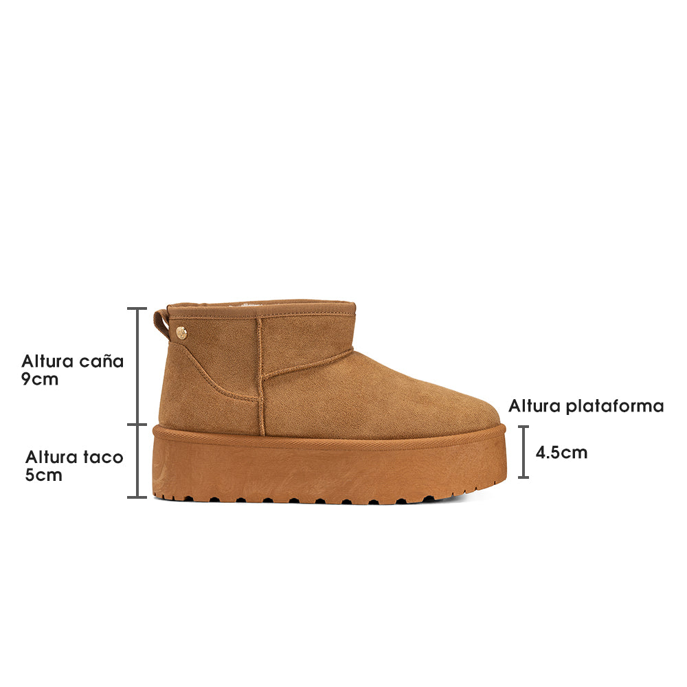 BOTAS DE NIEVE MUJER CAMEL LT123