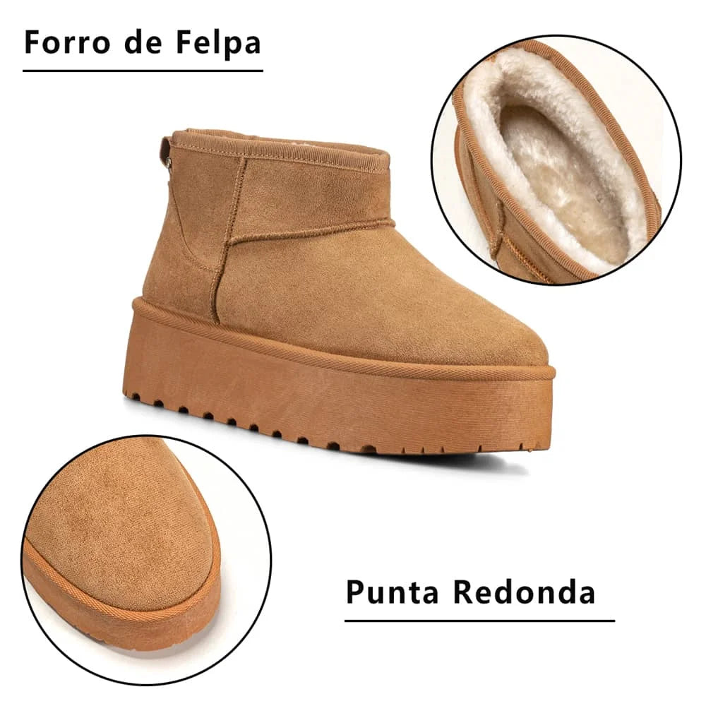 BOTAS DE NIEVE MUJER CAMEL LT123