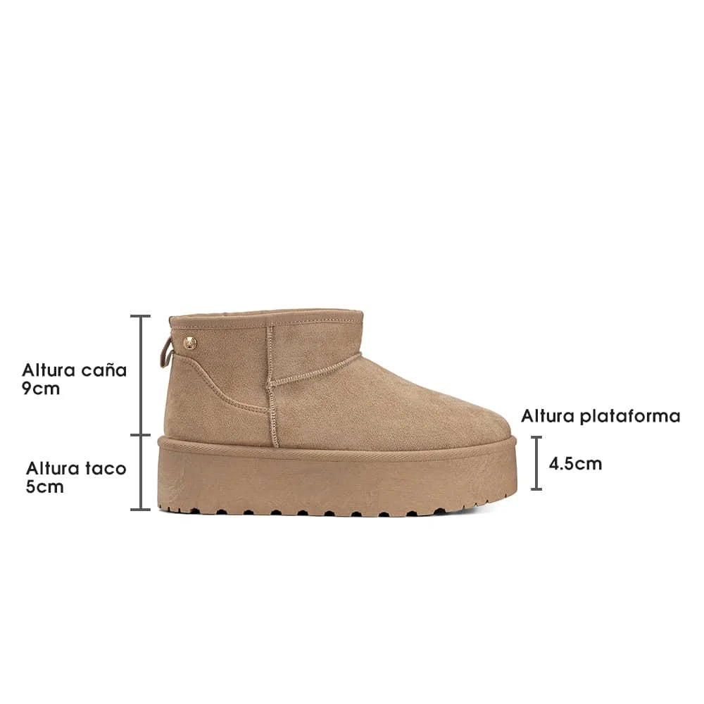 BOTAS DE NIEVE MUJER CAQUI WEIDE LT123