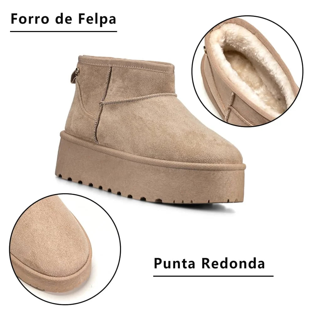 BOTAS DE NIEVE MUJER CAQUI WEIDE LT123