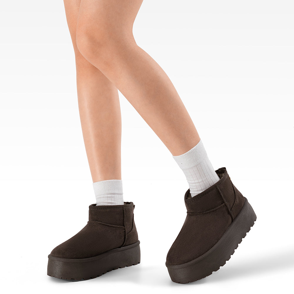 BOTAS DE NIEVE MUJER MARRON WEIDE LT123