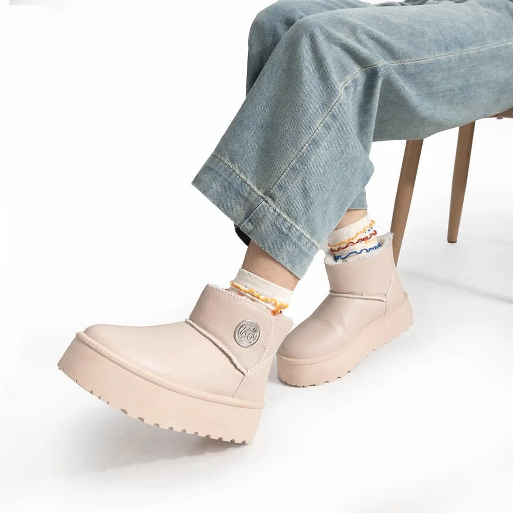 BOTAS DE NIEVE MUJER BEIGE WEIDE LT127 Weide Chile