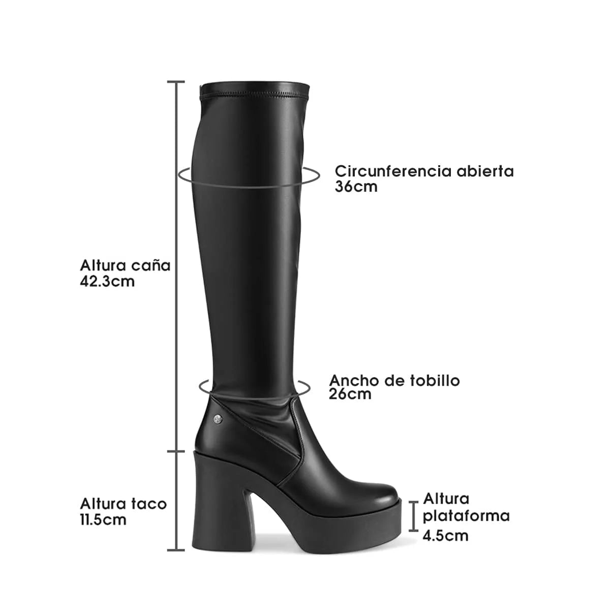 Bota Mujer Nerea Negro Weide