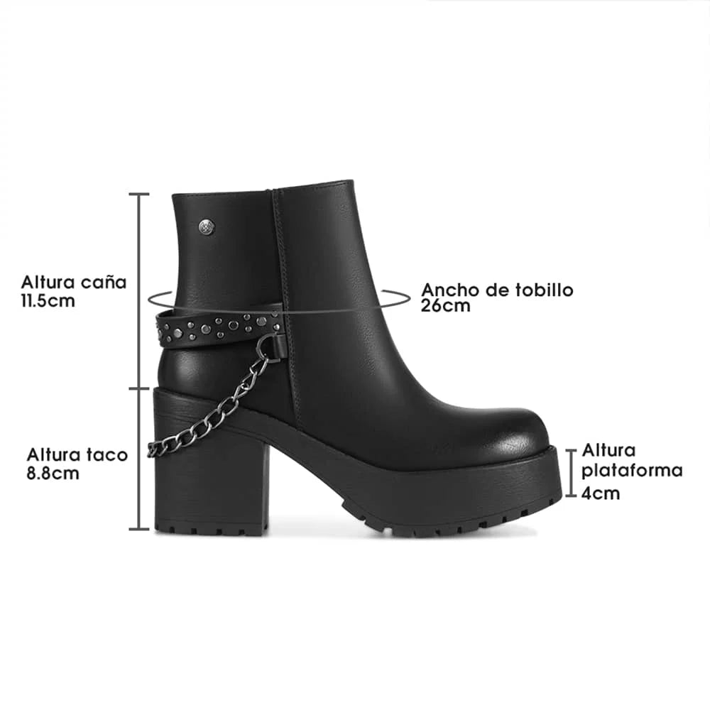 Botin Mujer Cayetana Negro Weide