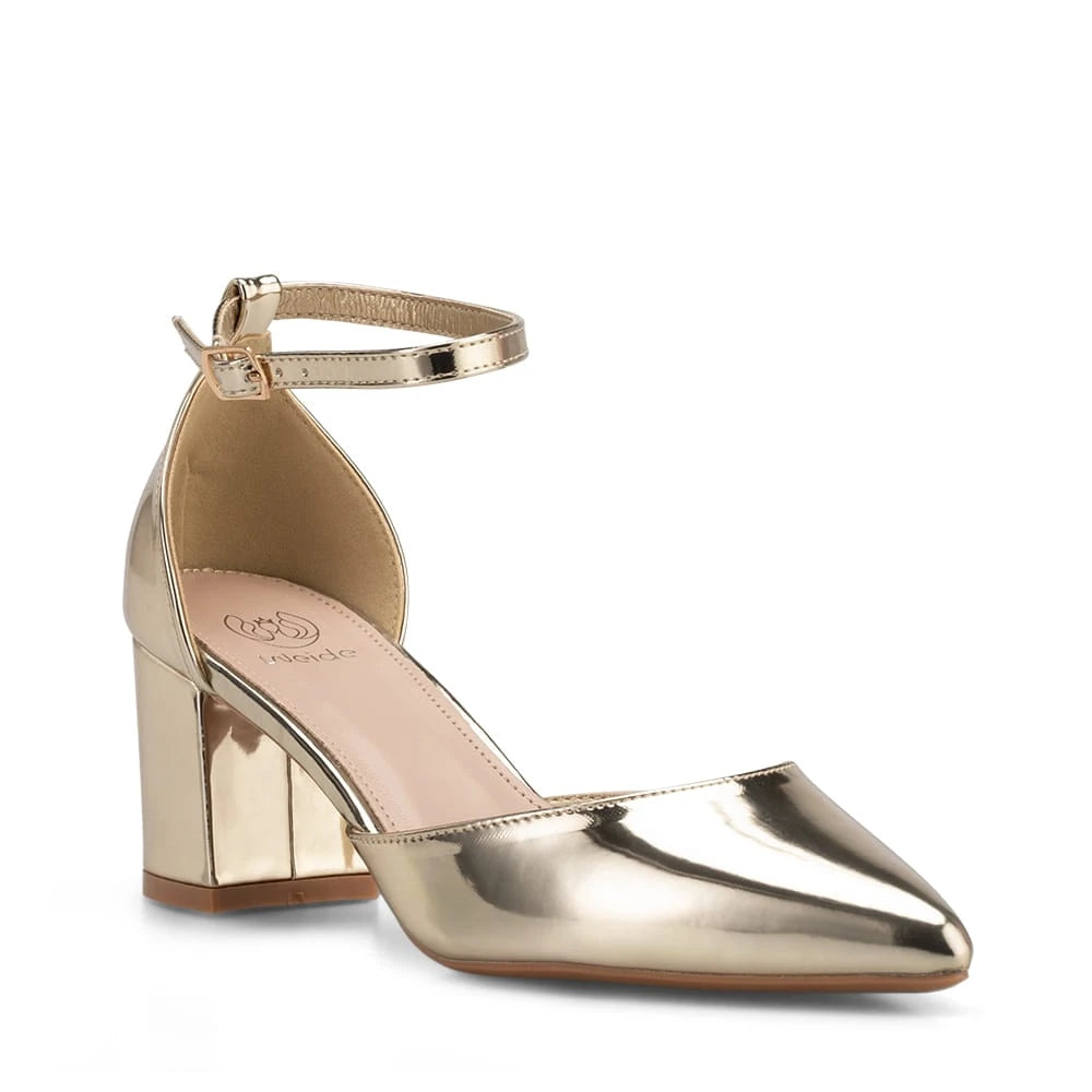 Zapato Mujer Clohe Dorado Weide Weide Chile