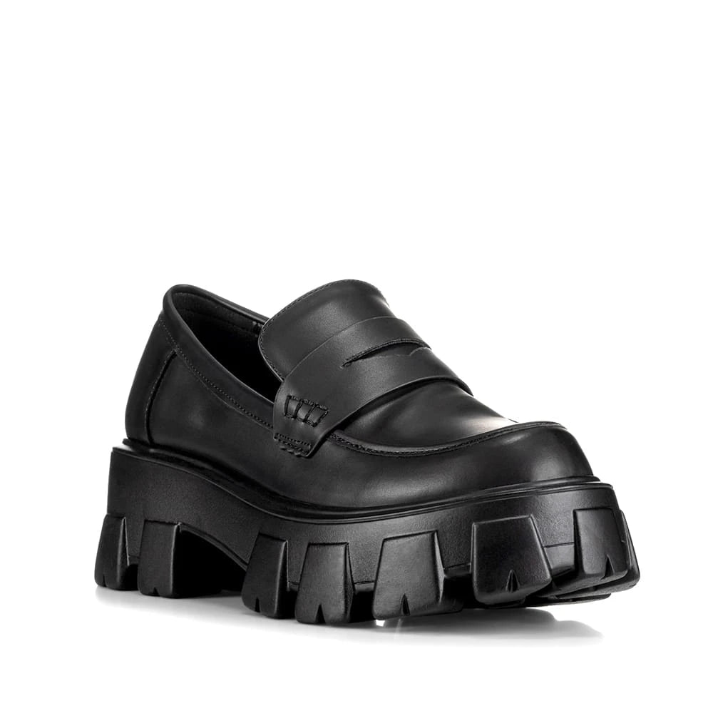 MOCASIN PLANO MUJER NEGRO WEIDE LT125