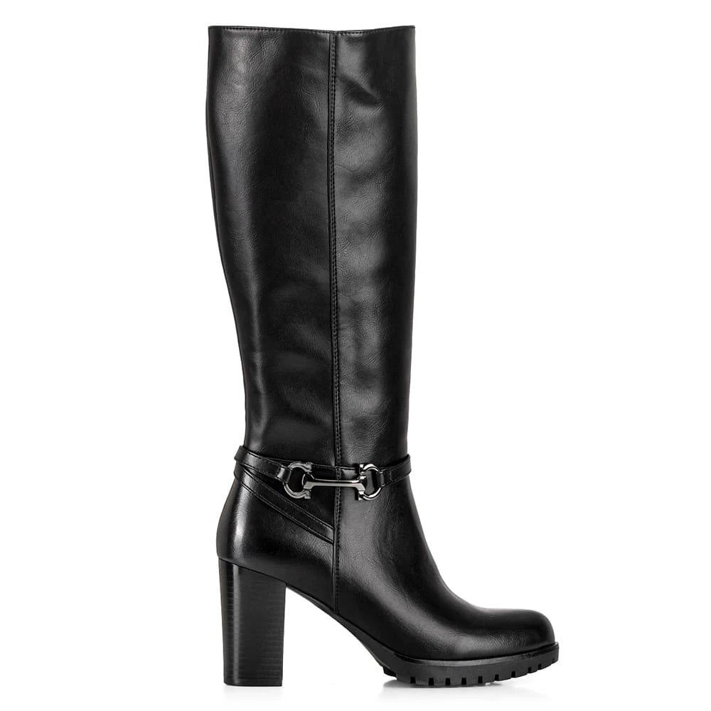 BOTAS TACO MUJER NEGRO WEIDE QBM01