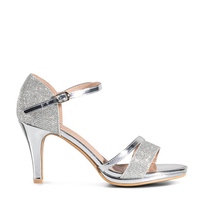 Sandalias Fiesta Mujer Doris Plateado Weide