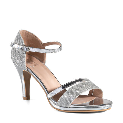 Sandalias Fiesta Mujer Doris Plateado Weide