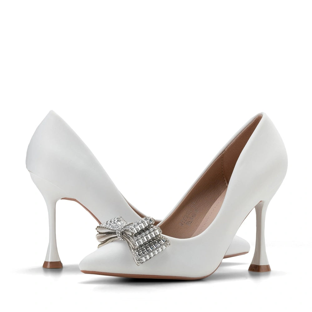 Zapatos Taco Mujer Arantxa Blanco Weide