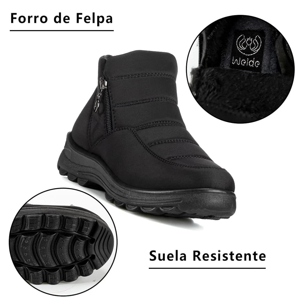 BOTAS DE NIEVE MUJER NEGRO WEIDE TFA166