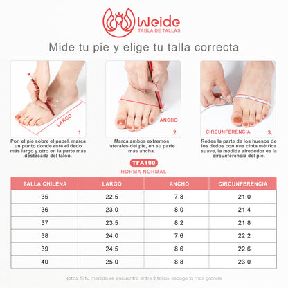 BOTAS DE NIEVE MUJER NEGRO WEIDE TFA190