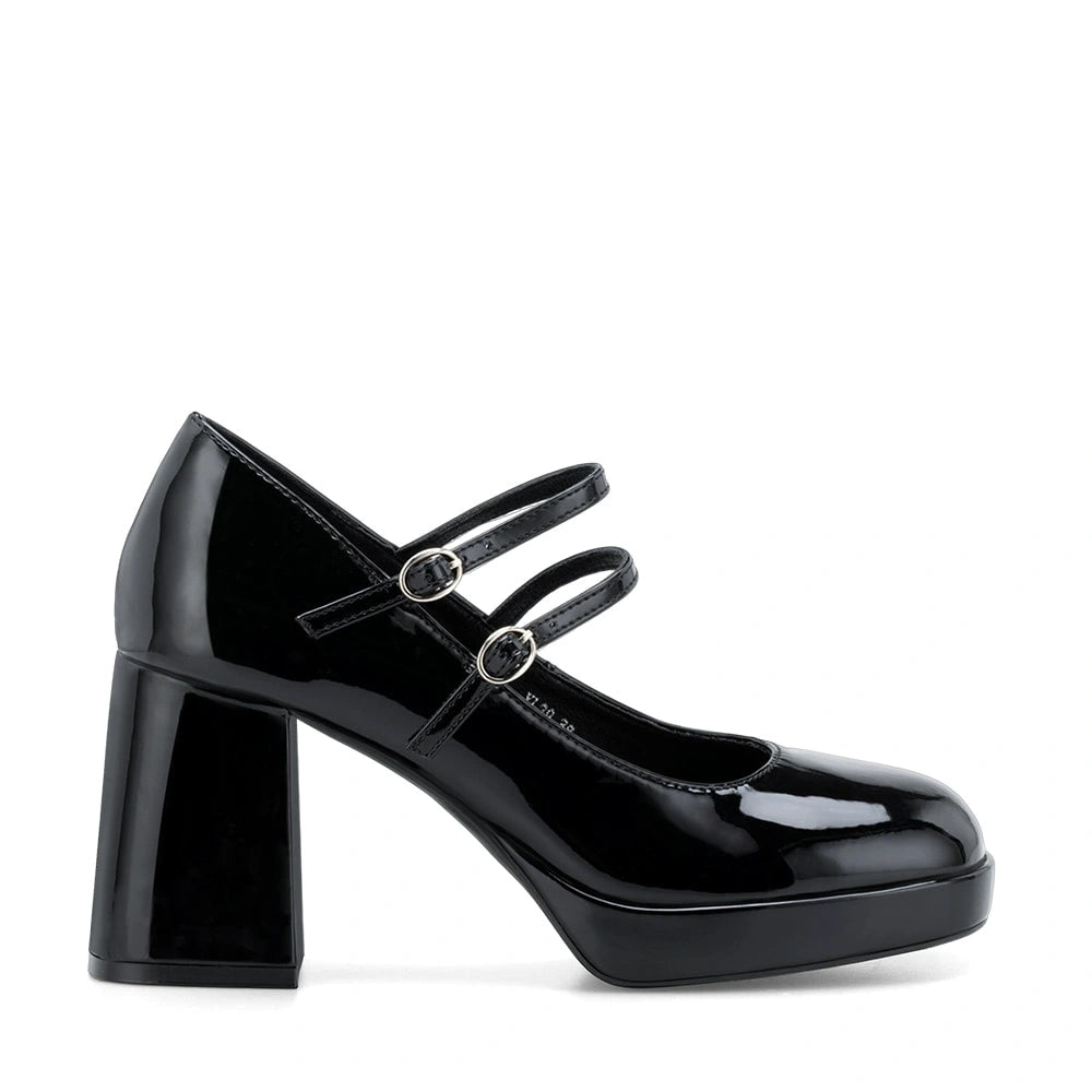 Zapatos Mary Jane Mujer Amada Negro Weide