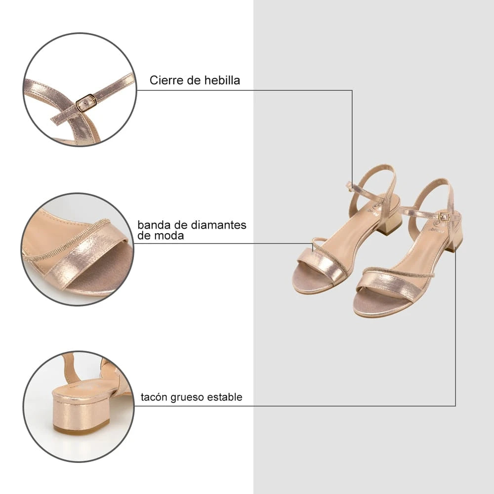 Sandalias Mujer Dalia Champan Weide