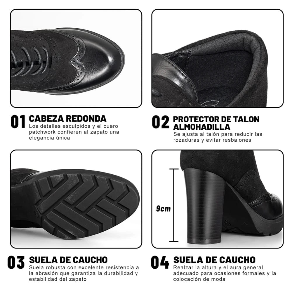 BOTINES MUJER TACO WEIDE QBM10