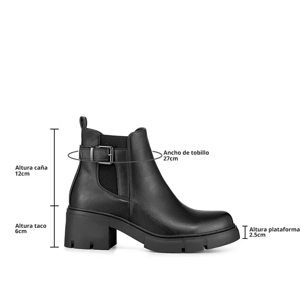 BOTINES MUJER TACO WEIDE QBM19