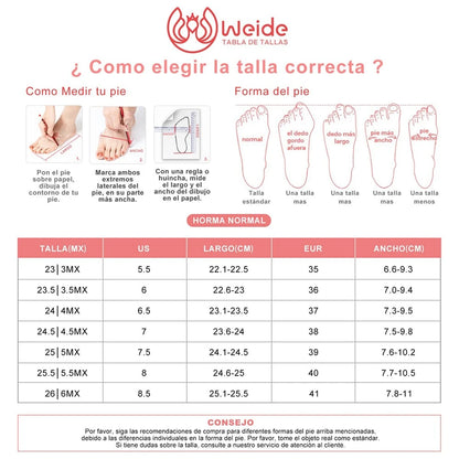 ZAPATOS MUJER PLANAS WEIDE QIU105