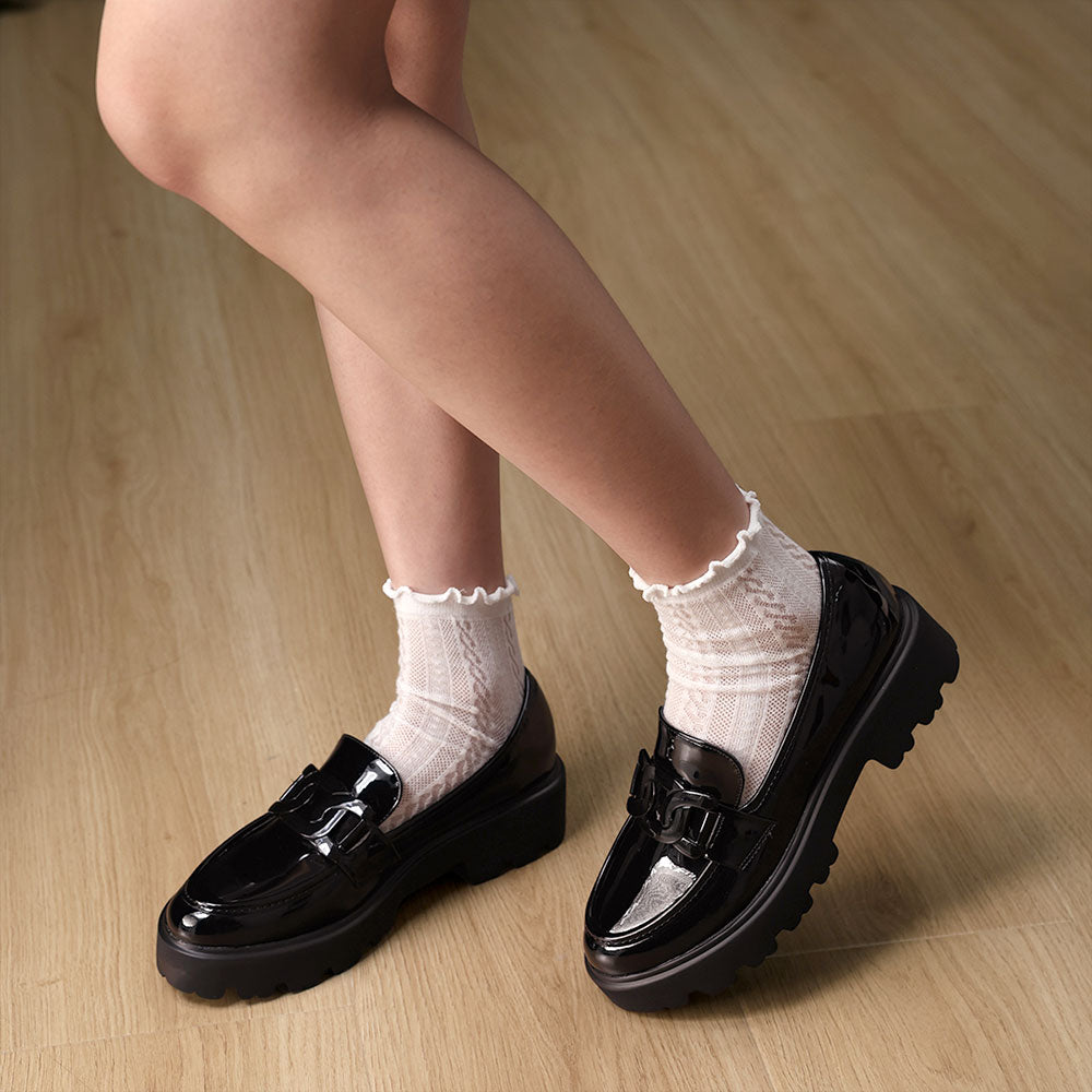 Mocasin Mujer Martina Negro Weide