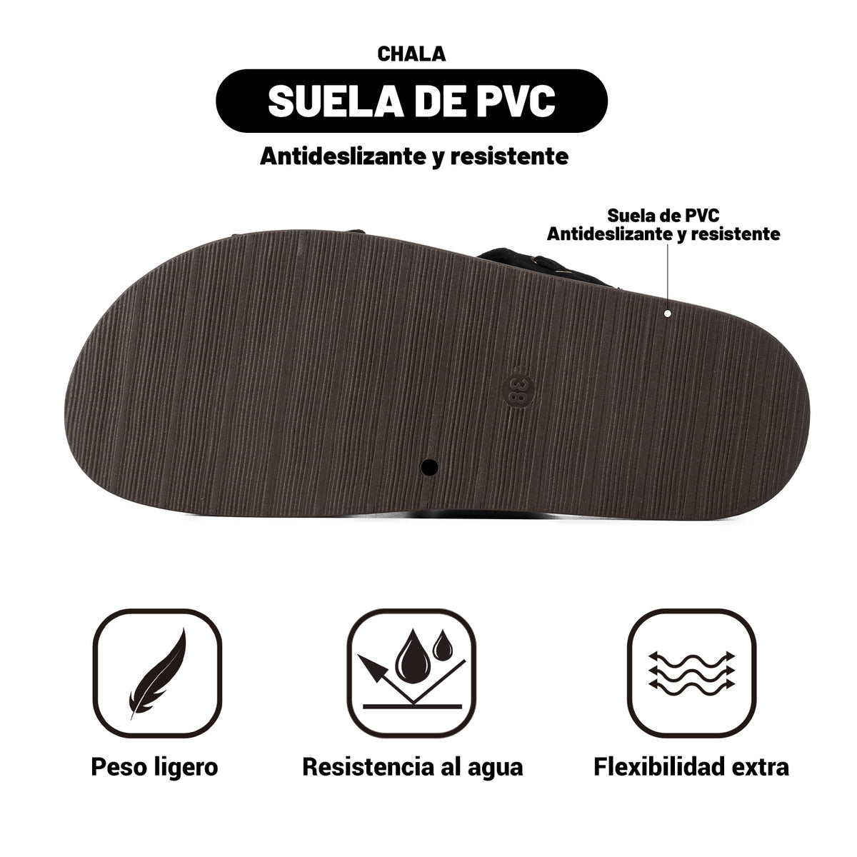 Chalas planas MUJER WEIDE QIU511