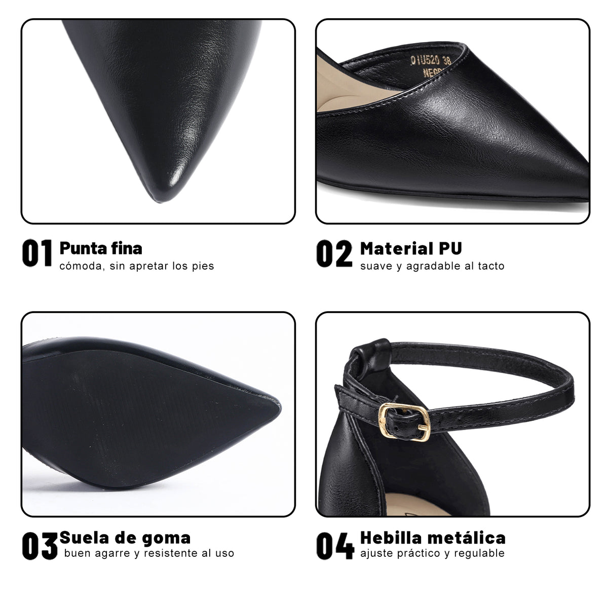 QIU520 Negro datos del producto 1