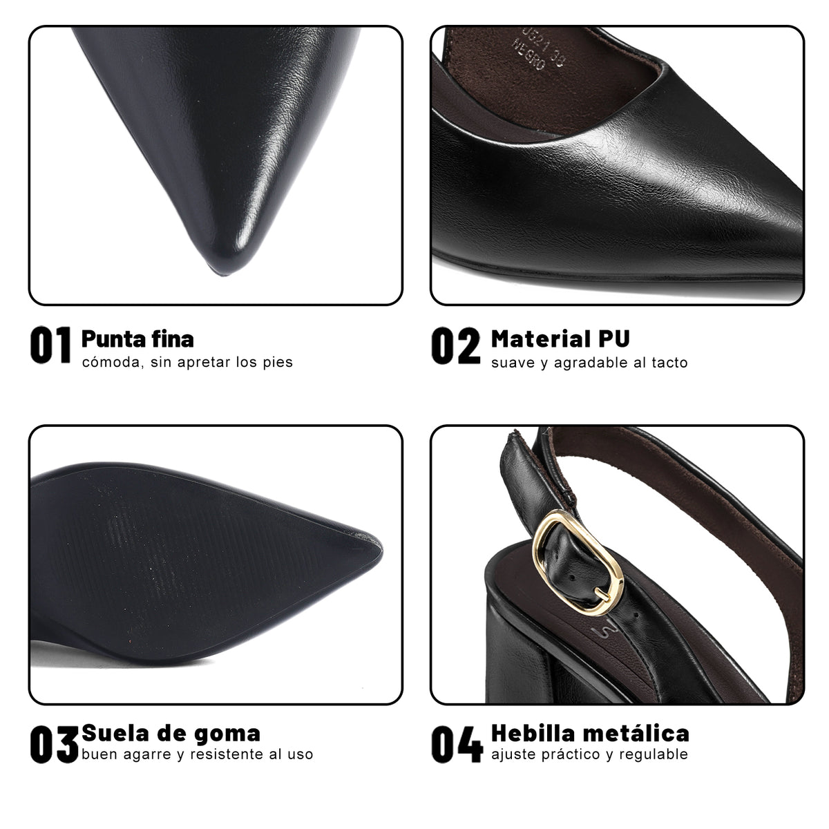 QIU521 Negro datos del producto 1
