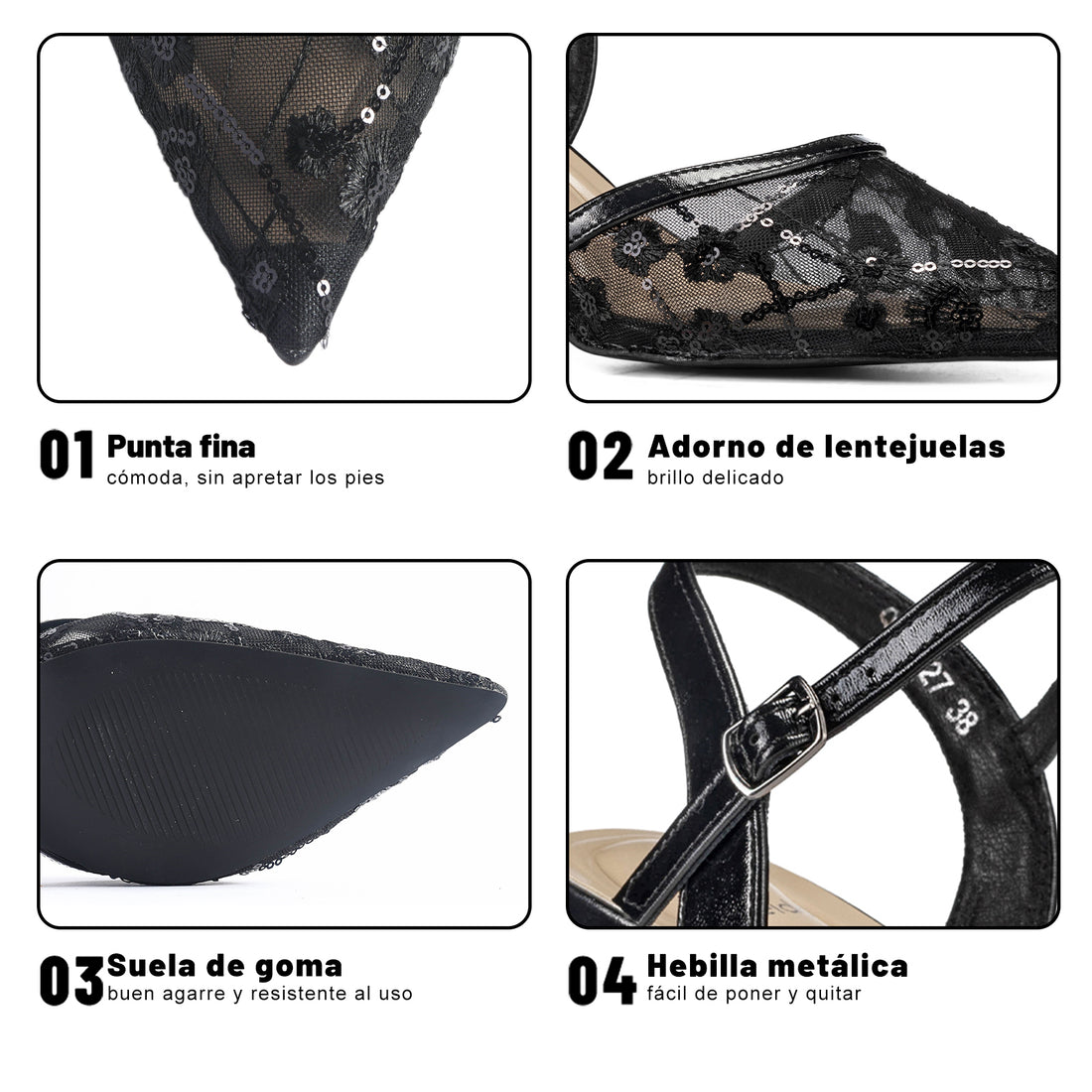 QIU527 Negro datos del producto 1