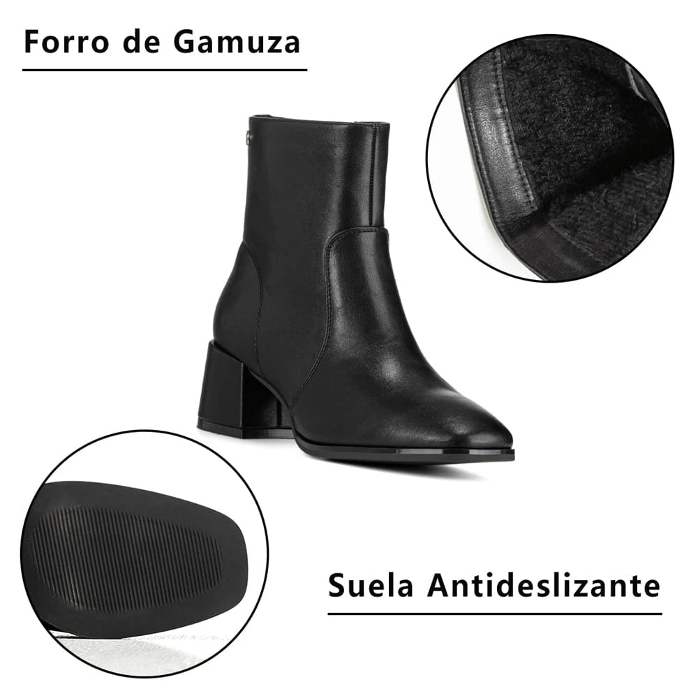 BOTINES TACO MUJER NEGRO WEIDE RQ70