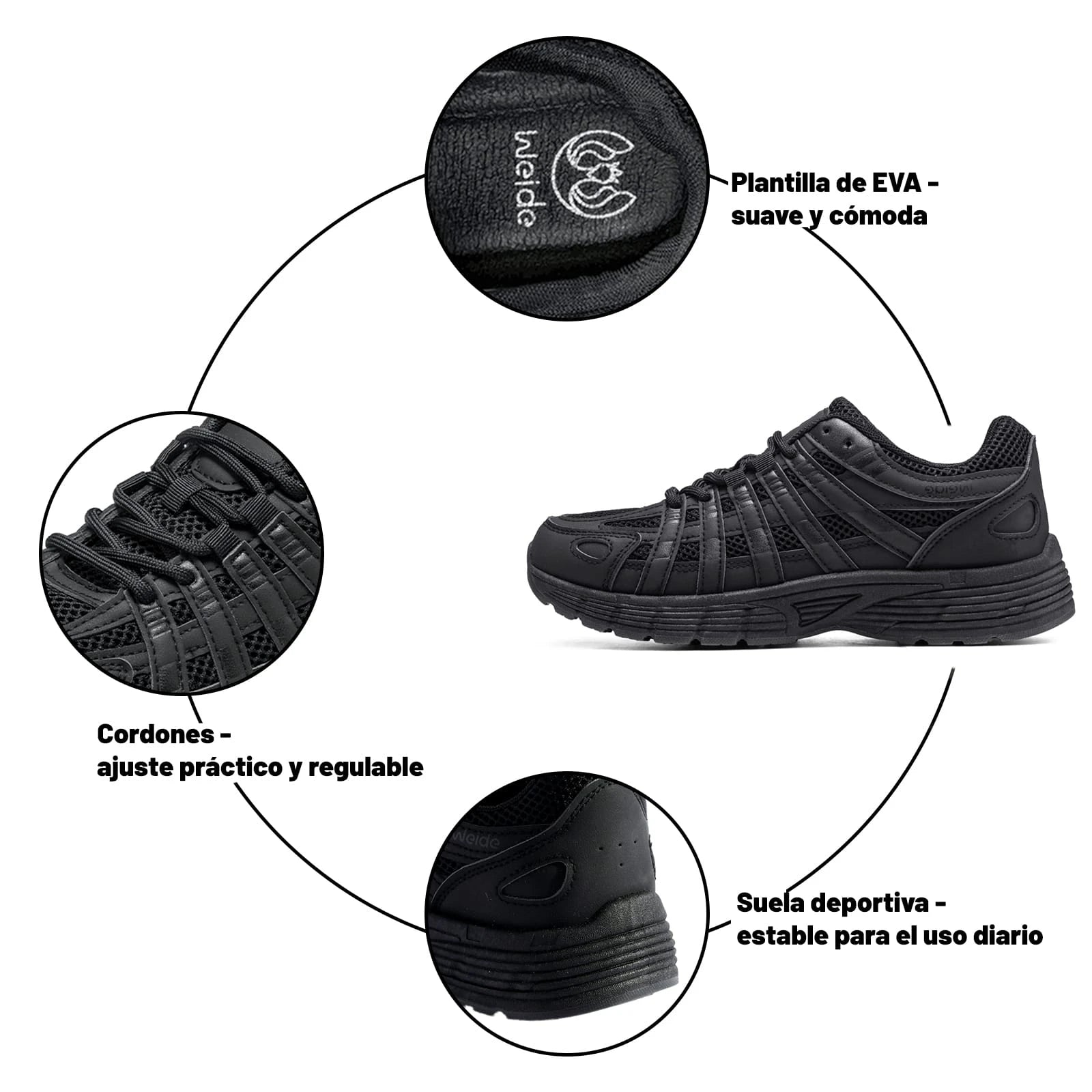 Zapatillas plataforma MUJER WEIDE SL82
