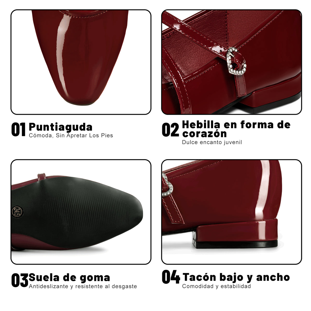 ZAPATOS MARY JANE MUJER WEIDE YL050B