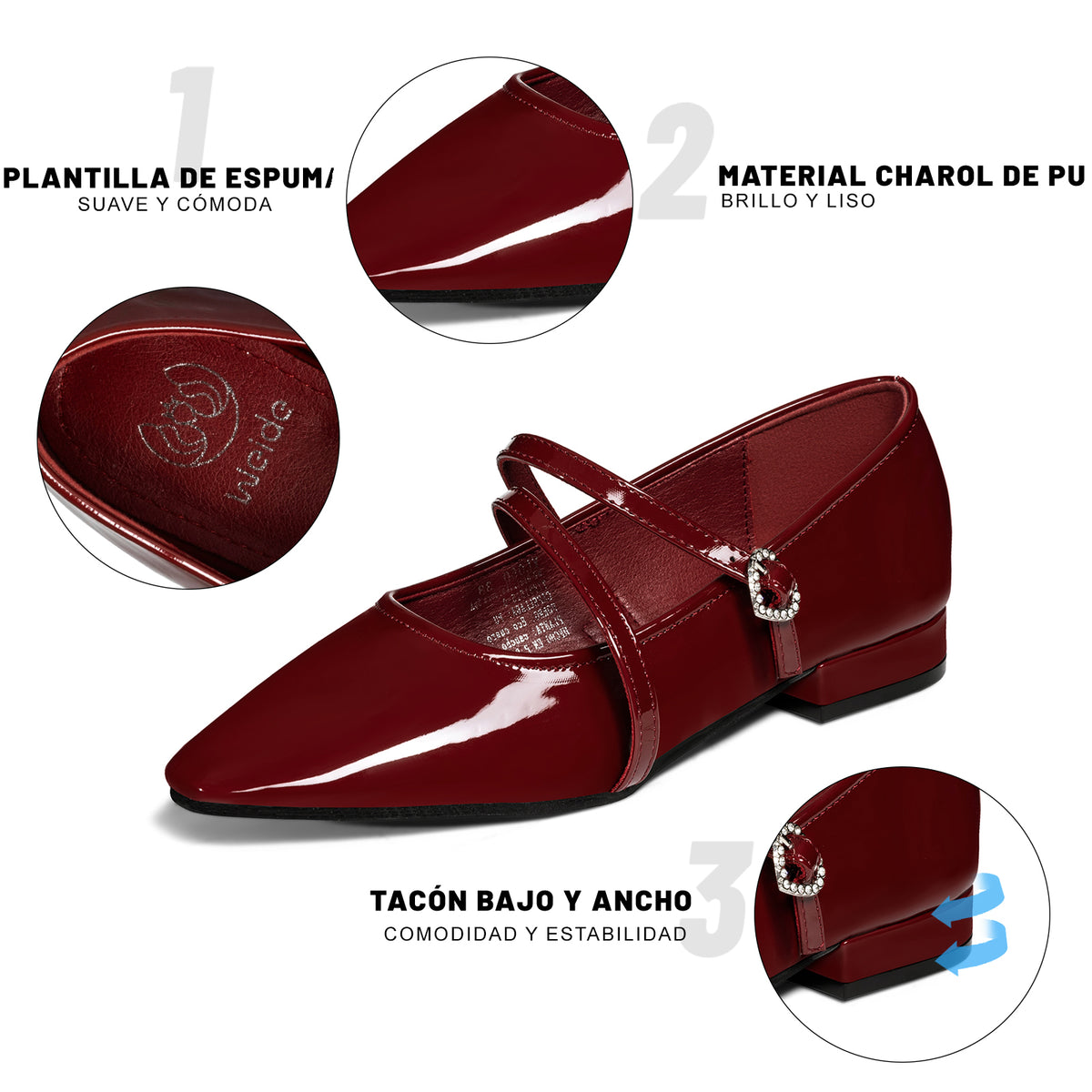 ZAPATOS MARY JANE MUJER WEIDE YL050B