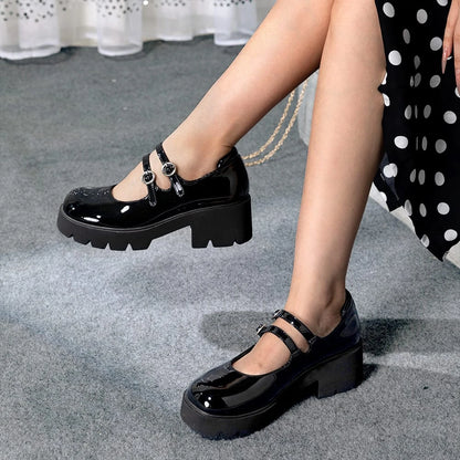 Zapatos Mary Jane Mujer Anais Negro Weide YL57