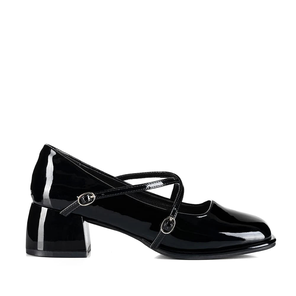 ZAPATOS MARY JANE MUJER NEGRO WEIDE YL65