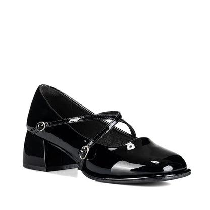 ZAPATOS MARY JANE MUJER NEGRO WEIDE YL65