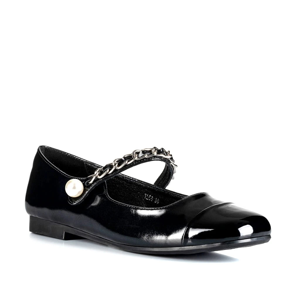 ZAPATOS MARY JANE MUJER NEGRO WEIDE YL68