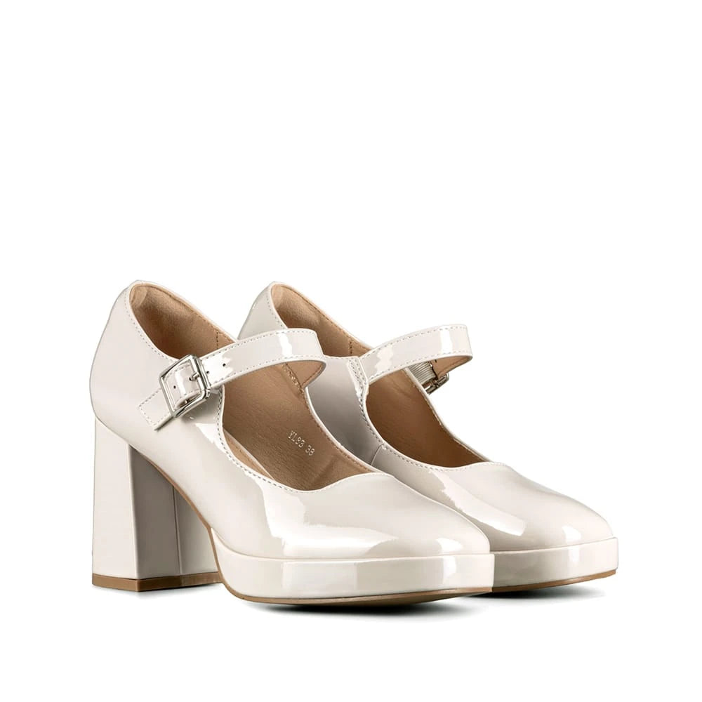 ZAPATOS MARY JANE MUJER BEIGE WEIDE YL83