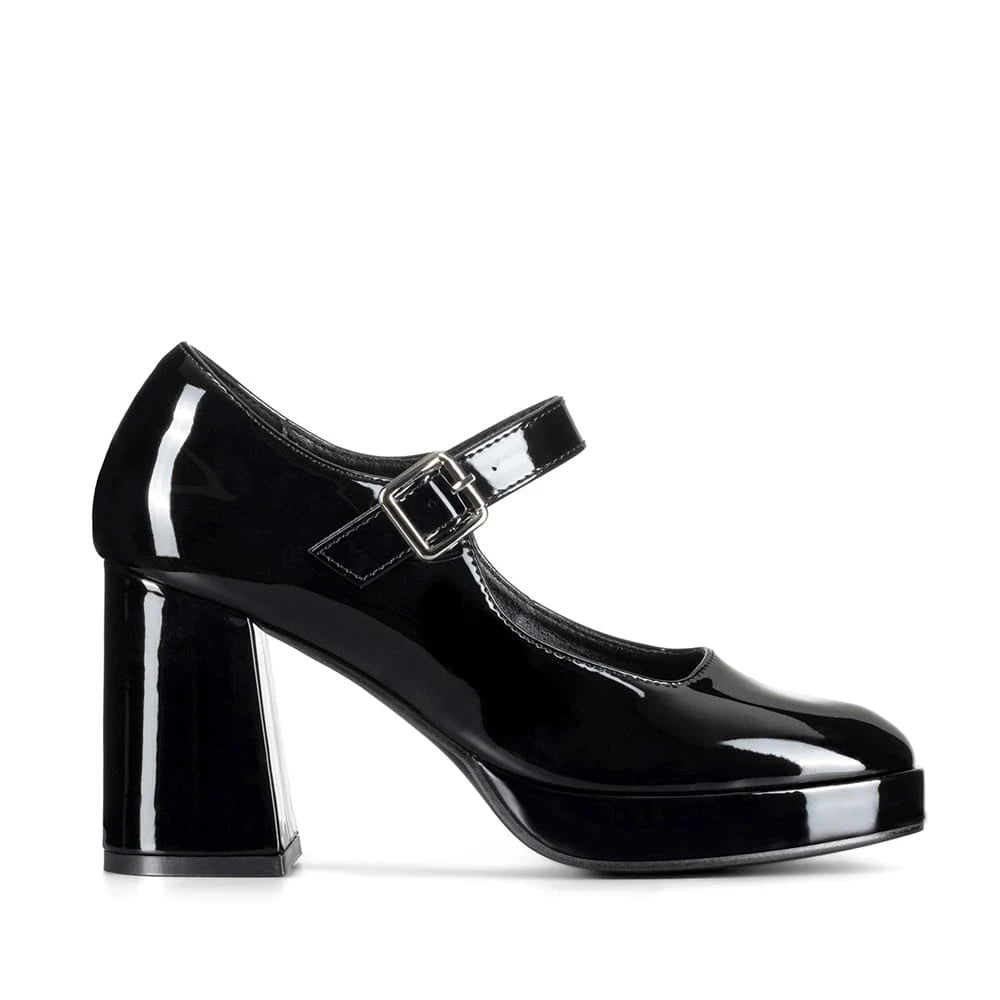 ZAPATOS MARY JANE MUJER NEGRO WEIDE YL83