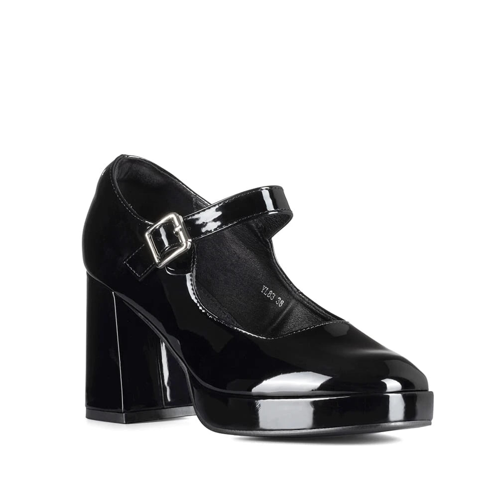 ZAPATOS MARY JANE MUJER NEGRO WEIDE YL83