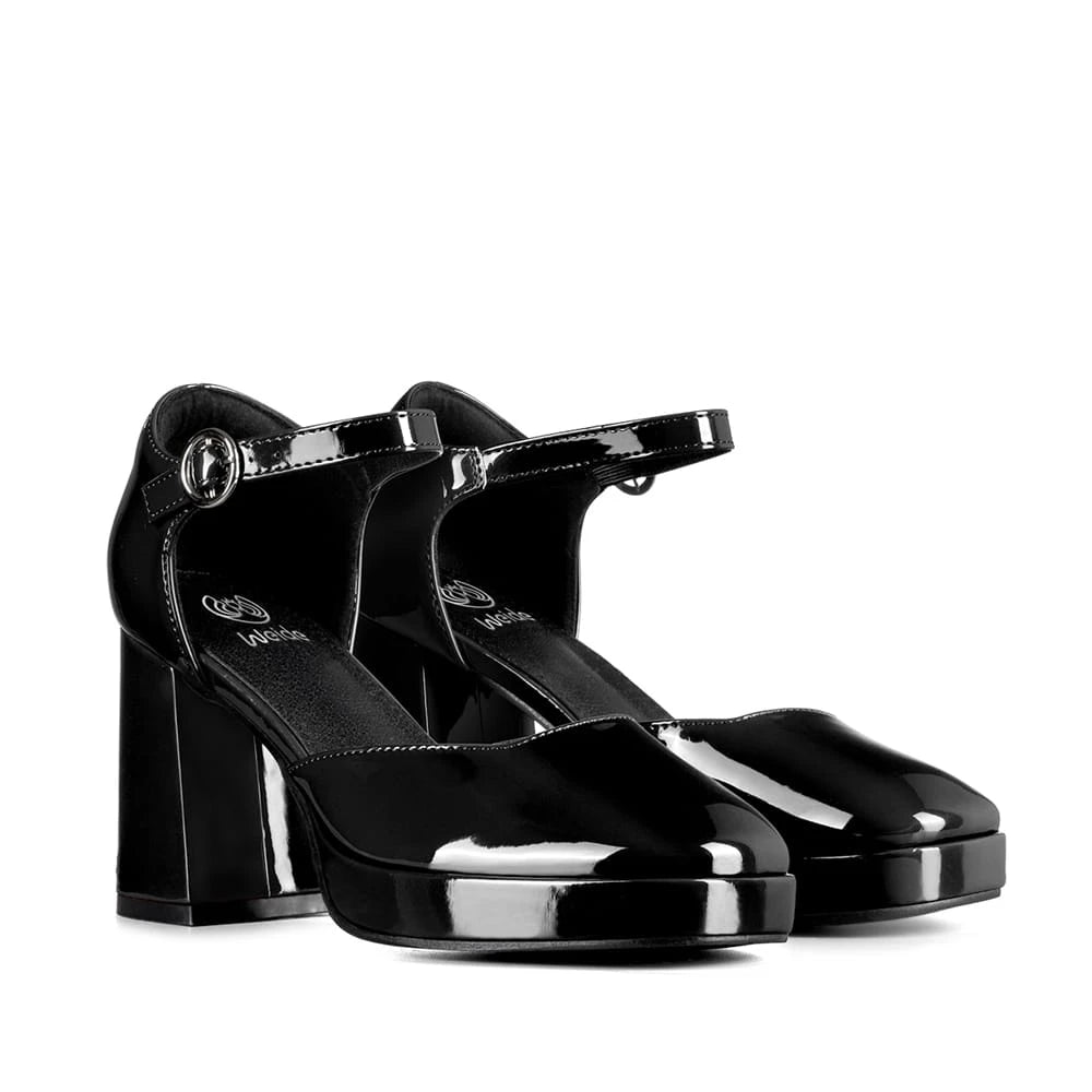 ZAPATOS MARY JANE MUJER NEGRO WEIDE YL85