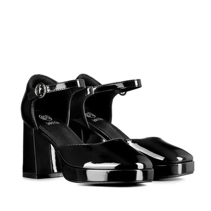 ZAPATOS MARY JANE MUJER NEGRO WEIDE YL85