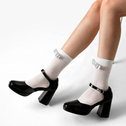 ZAPATOS MARY JANE MUJER NEGRO WEIDE YL85