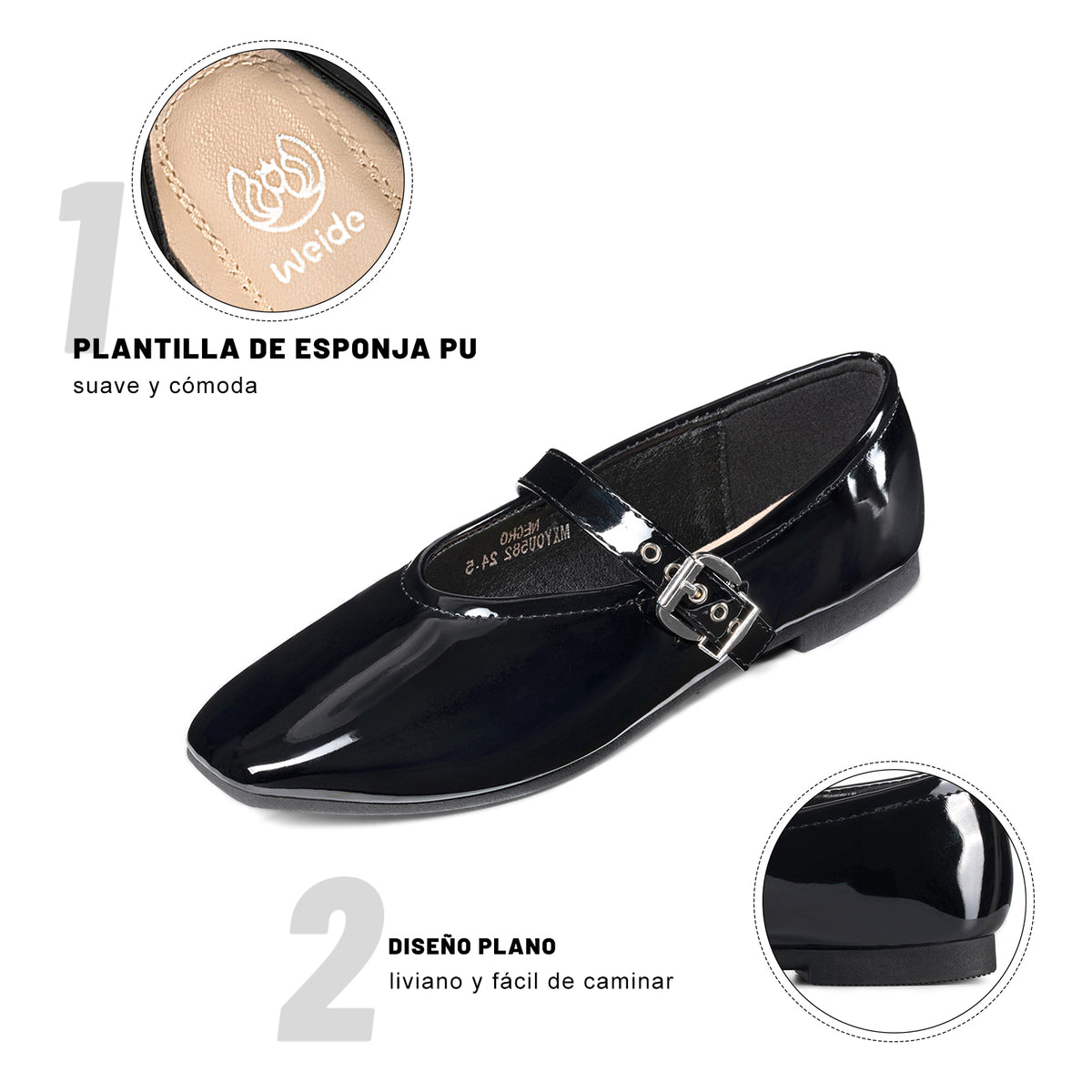 YOU582 Negro datos del producto 2